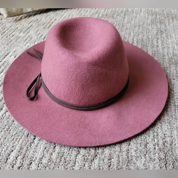 Women's Dusty Mauve Felt Hat - Picture 4 of 14
